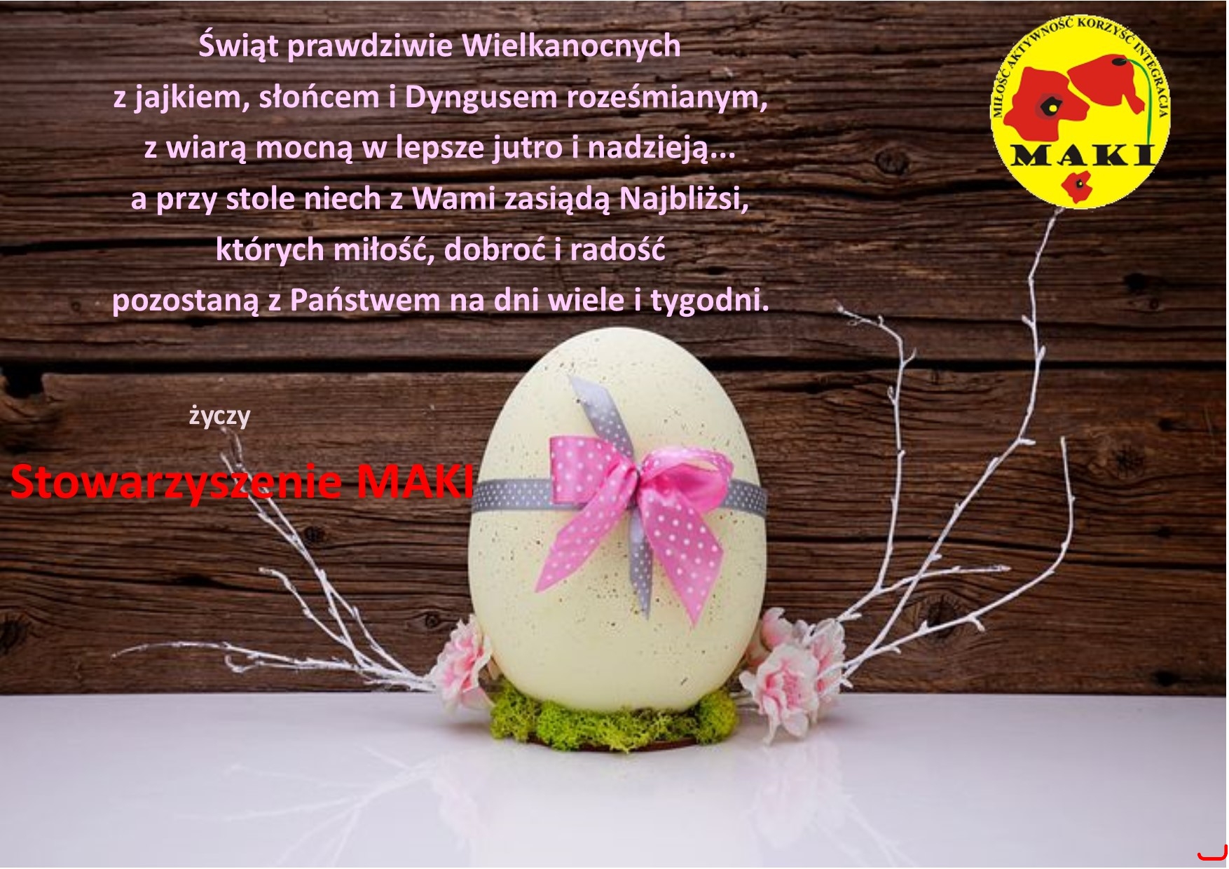 życzenia Wielkanocne